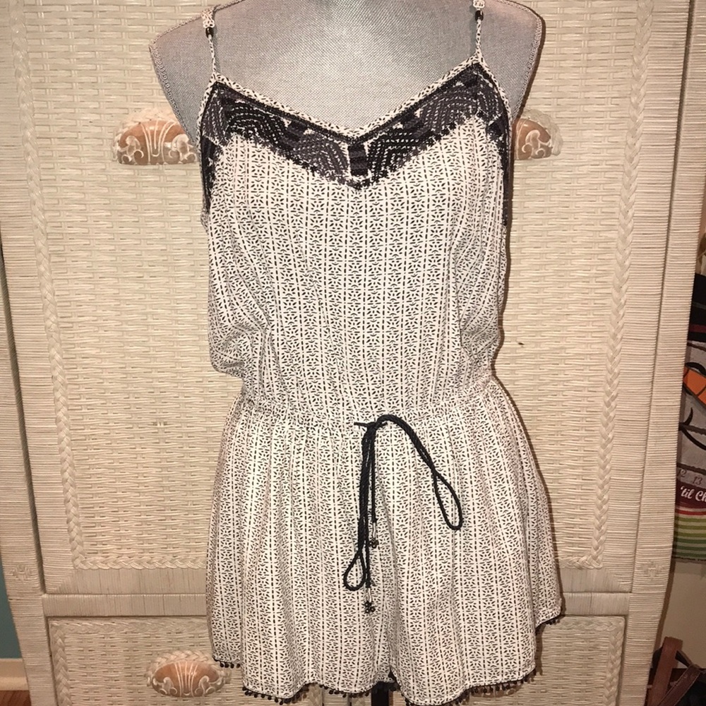 An embroidered romper